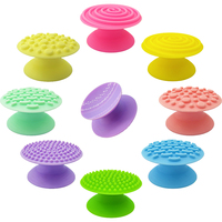 Textured Stone Sensory Fidget Toys, Multicolor Suction Cup Hand Massaging Toys, Phone Holders