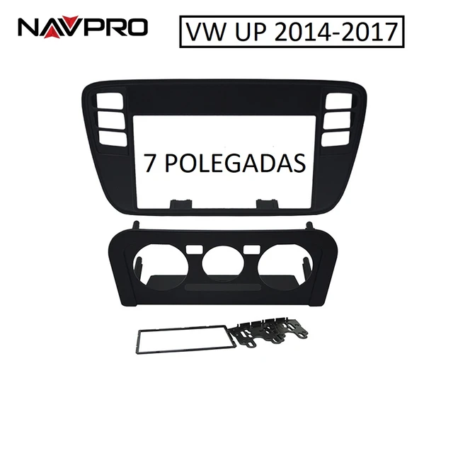 For VW UP 2014-2021 7 INCH Frame and connecting cables for NAVPRO CASKA  multimedia installation