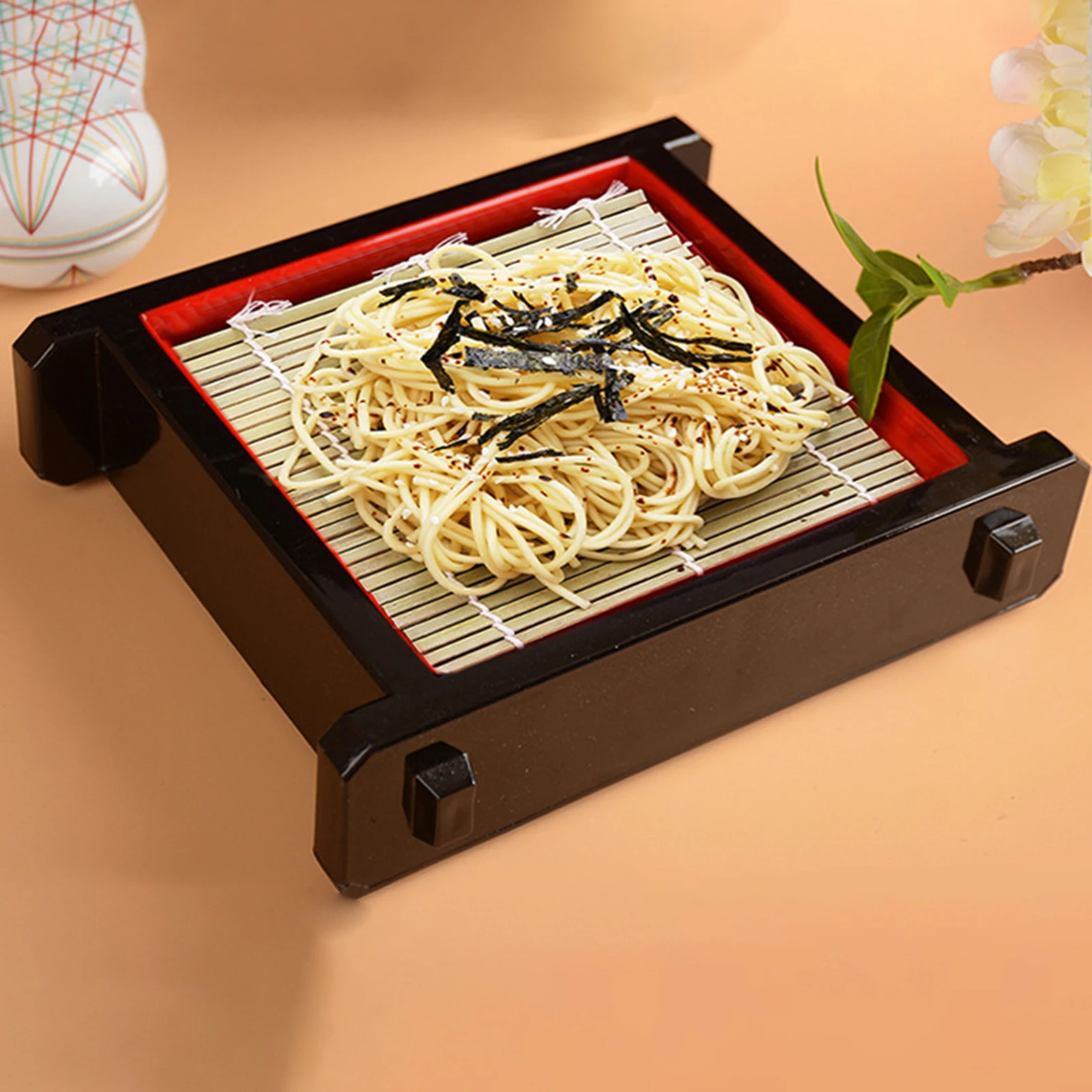 Plato Japonés para Sushi, Vajilla Versátil para Sashimi, Bandeja para Buffet de BBQ, Organizador de Cocina para el Hogar, Restaurante o Picnic
