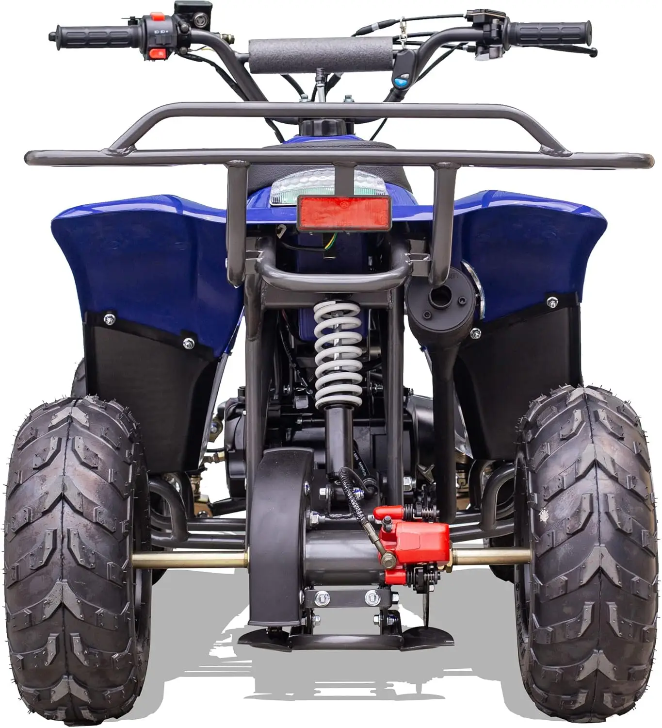 MotoTec Rex Kids Gas ATV ดั้งเดิม สีน้ําเงิน 4 จังหวะ 110cc 49x29x32 ขายดีที่สุด