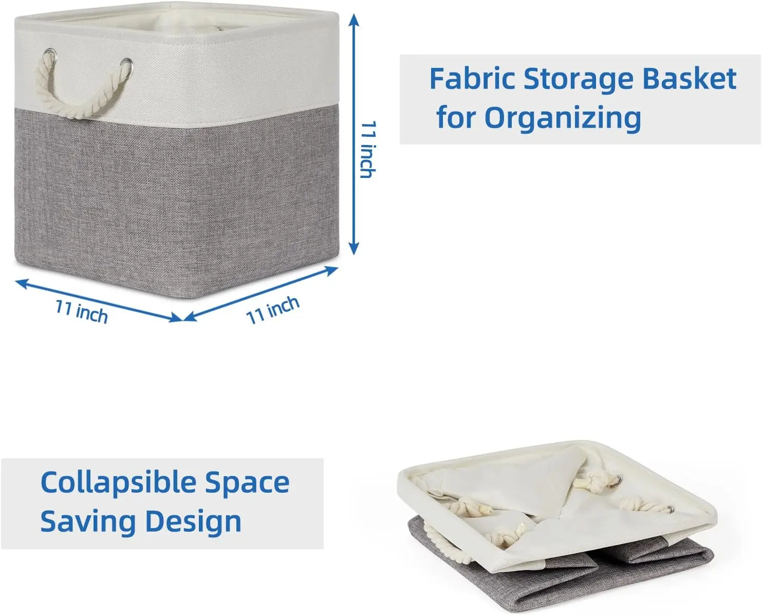 Fabric Cube Storage Basket 2