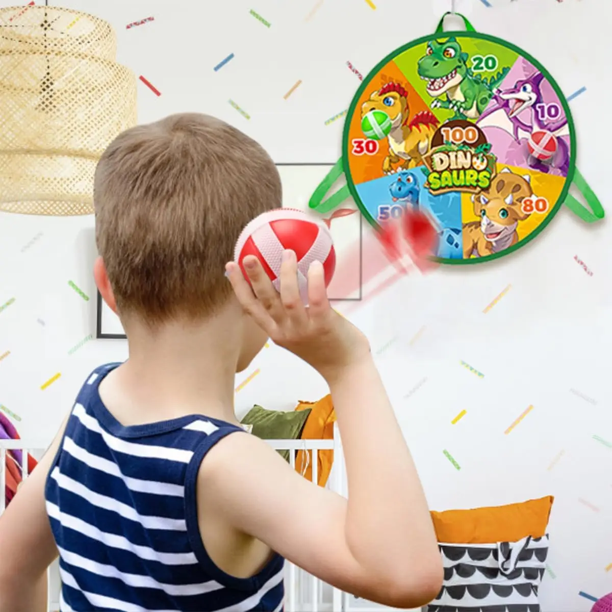 ขาตั้งบาสเกตบอล Dart Board 2 ใน 1 ของเล่นเด็กมินิขาตั้งบาสเกตบอลในร่มกลางแจ้งเล่น Dart Board ชุดสําหรับ 3 + ชายหญิงวันเกิด