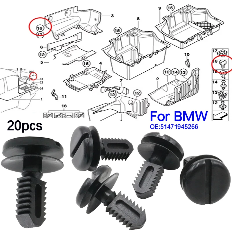 10X Car Trunk Lid D…