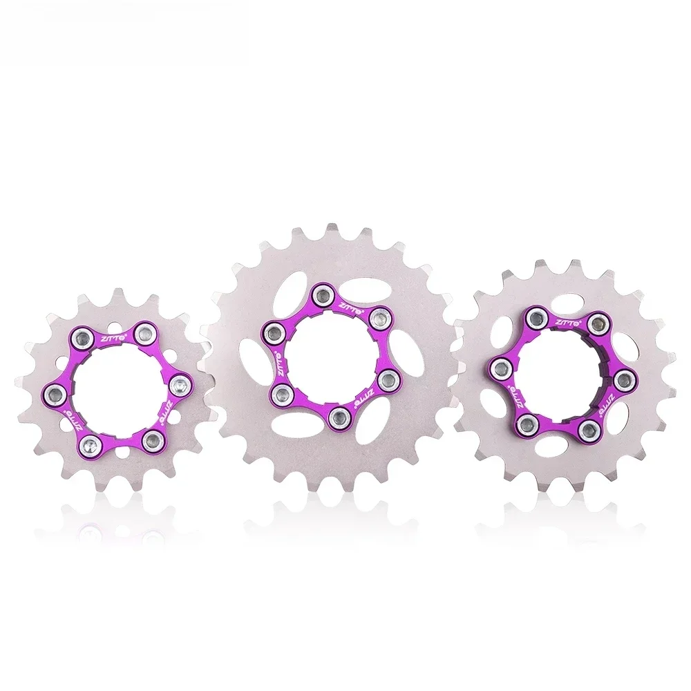 AliExpress ZTTO MTB 1Speed Bike Cassette One Speed Cog 16T 17T 18T 19T 20T 21T 22T 23T Single Gear Fixed HG Freewheel K7 Bicycle Sprocket