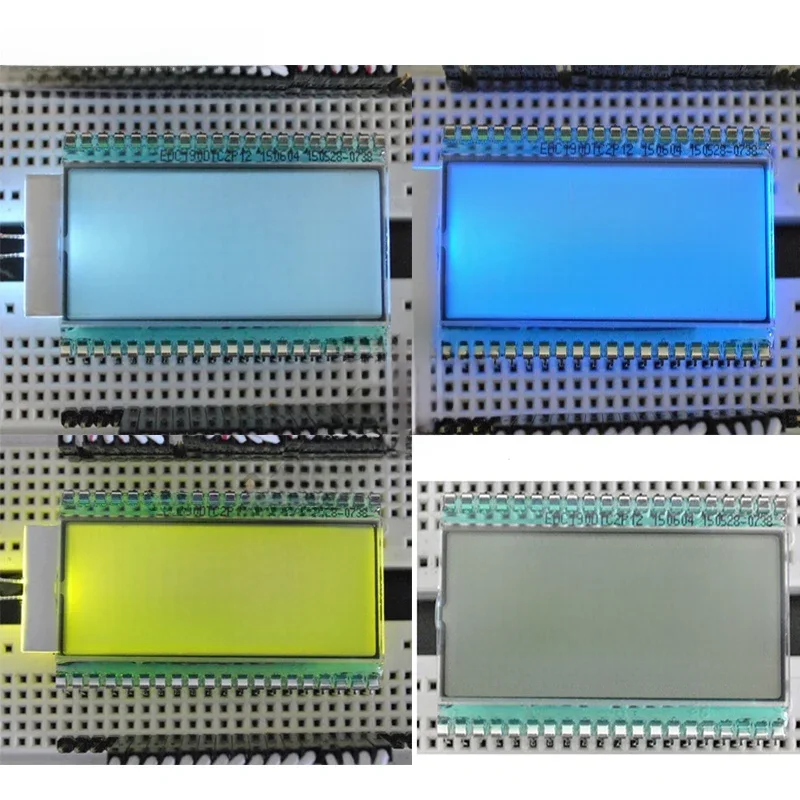 EDC190 40PIN TN Dodatni 4-cyfrowy segmentowy wyświetlacz LCD Panel 3V Cyfrowy wyświetlacz zegara rurowego — zdjęcie 2