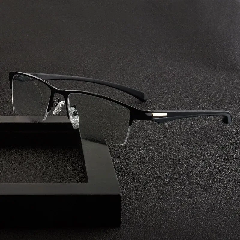 Lunettes de lecture progressives multifocales pour bureau d'affaires, lunettes d'ordinateur, lentille presbyte anti-lumière bleue, EyeChester