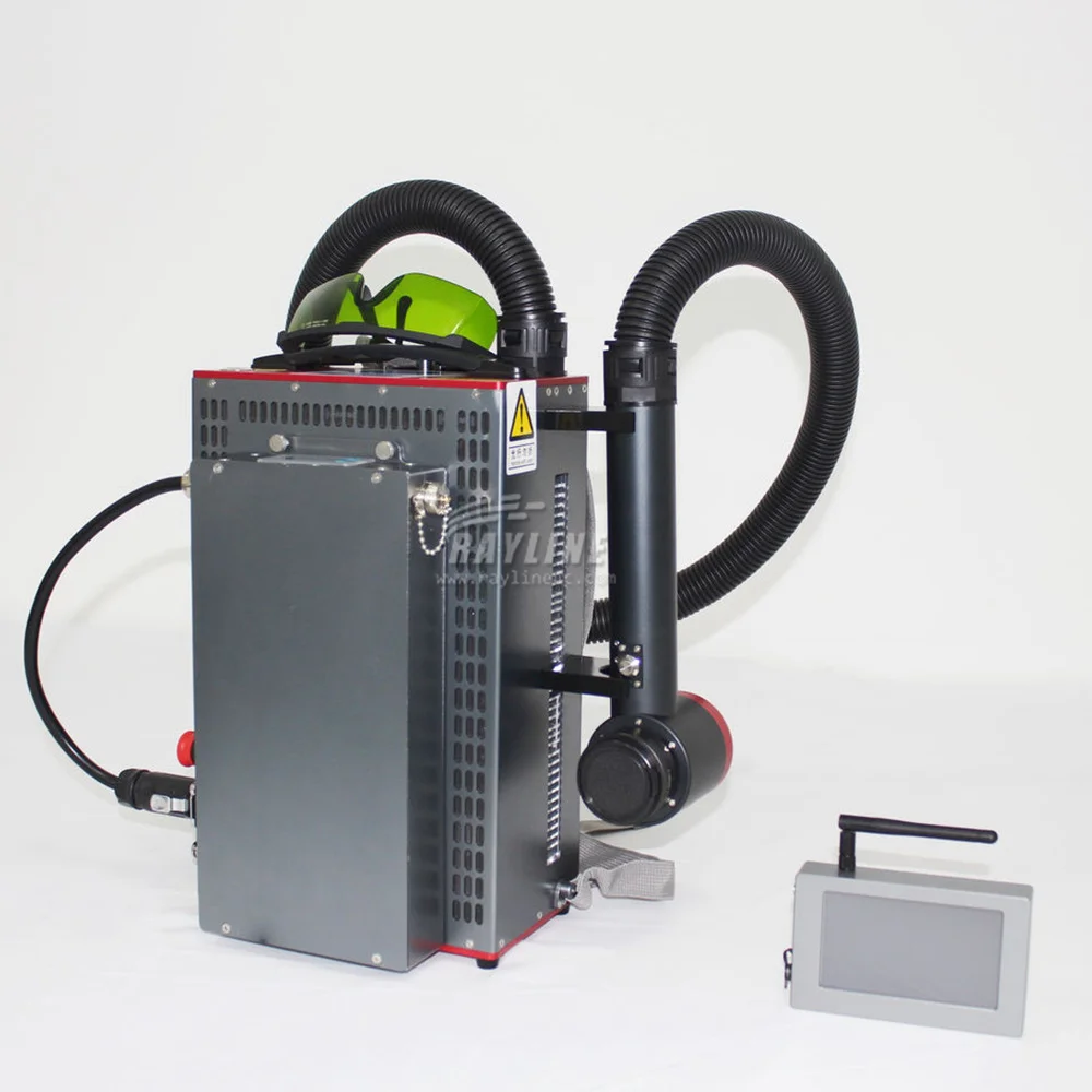 100W Backpack Laser Cleaning Machine High Quality Metal Laser Rust Cleaning Machine