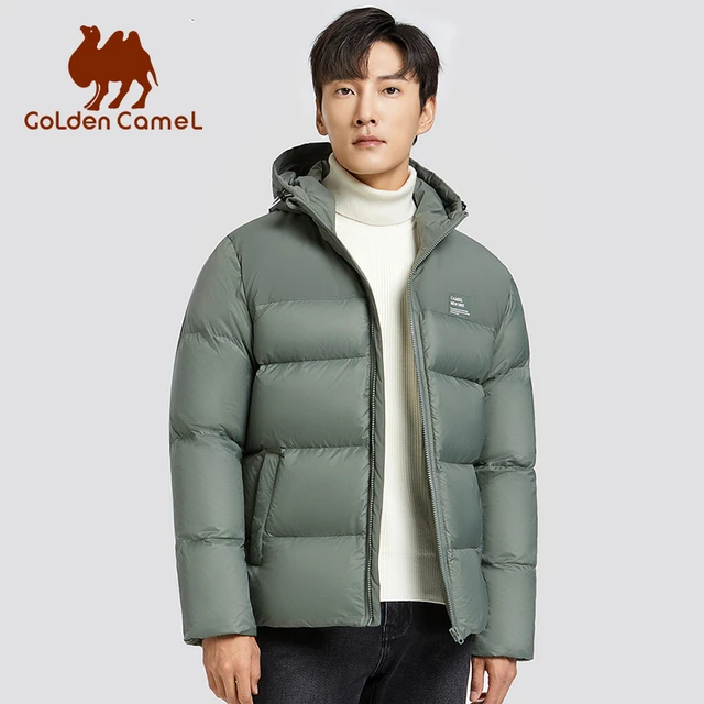 Camel hooded jacket best sale