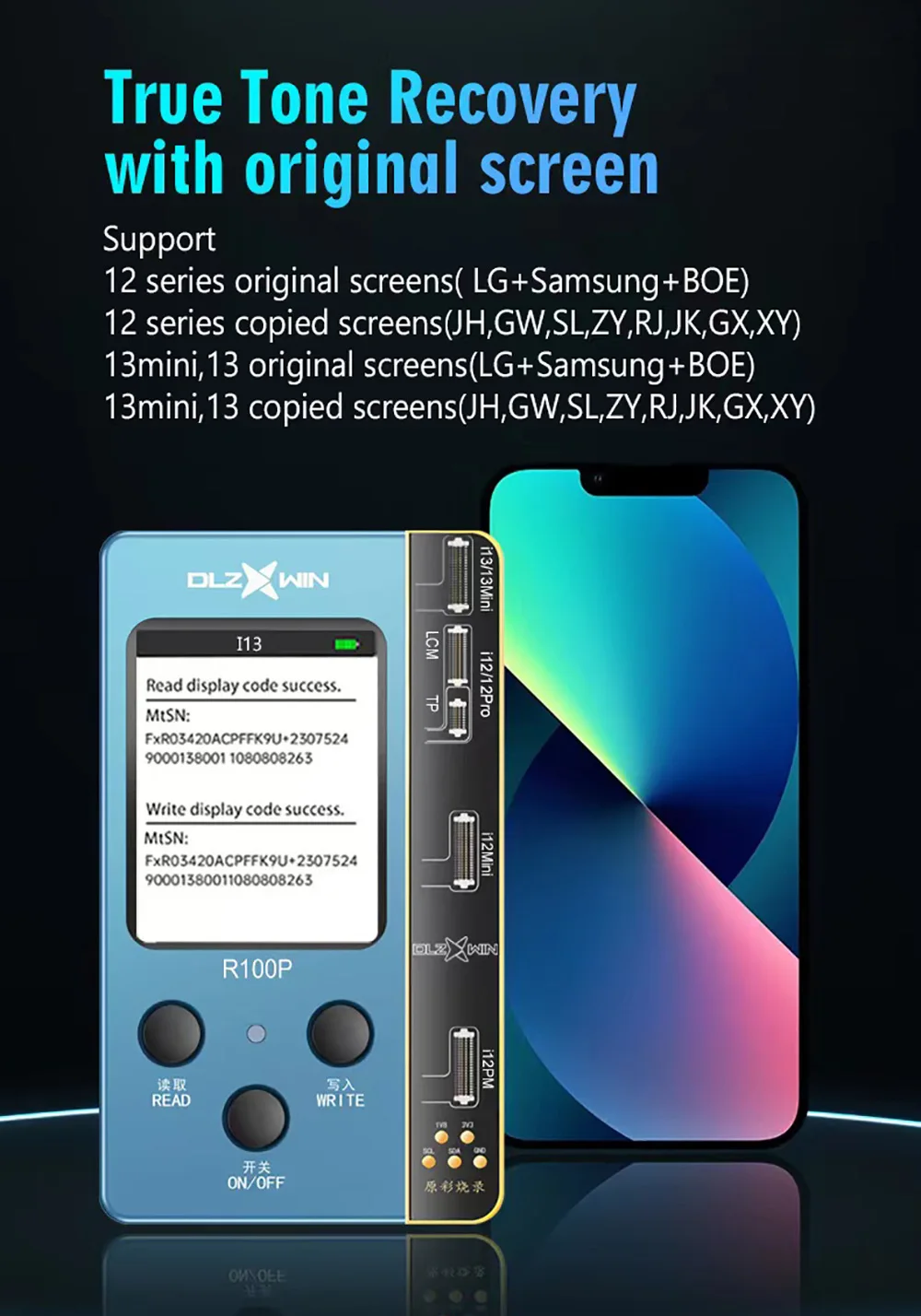 Плата расширения R100P для iPhone 13 13Mini 12 Pro Max 11Pro 11 8 7 Plus XR