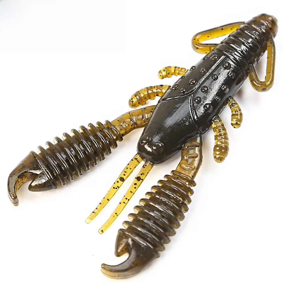 PEAK Craws leurres flottants 40mm/10 pièces 60mm/8 pièces leurre souple leurres de pêche crevettes homard leurre en plastique souple leurres de pêche