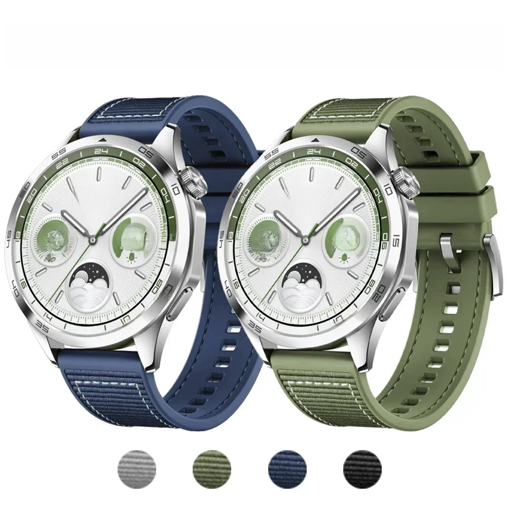 22mm tkany pasek w oplocie oficjalny pasek do zegarka Huawei GT4 opaska na nadgarstek do zegarka Huawei Watch4 GT3 Pro bransoletka Watchband — zdjęcie 2