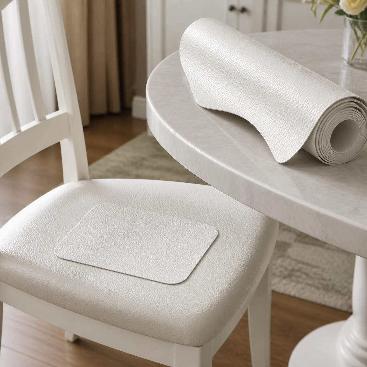 Furniture Storage Stools, Dining Chairs, and Table Edge Surface Repair Pu Leather Self-Adhesive Repair Patches, Easy to Apply and Cut, Available in Multiple Sizes