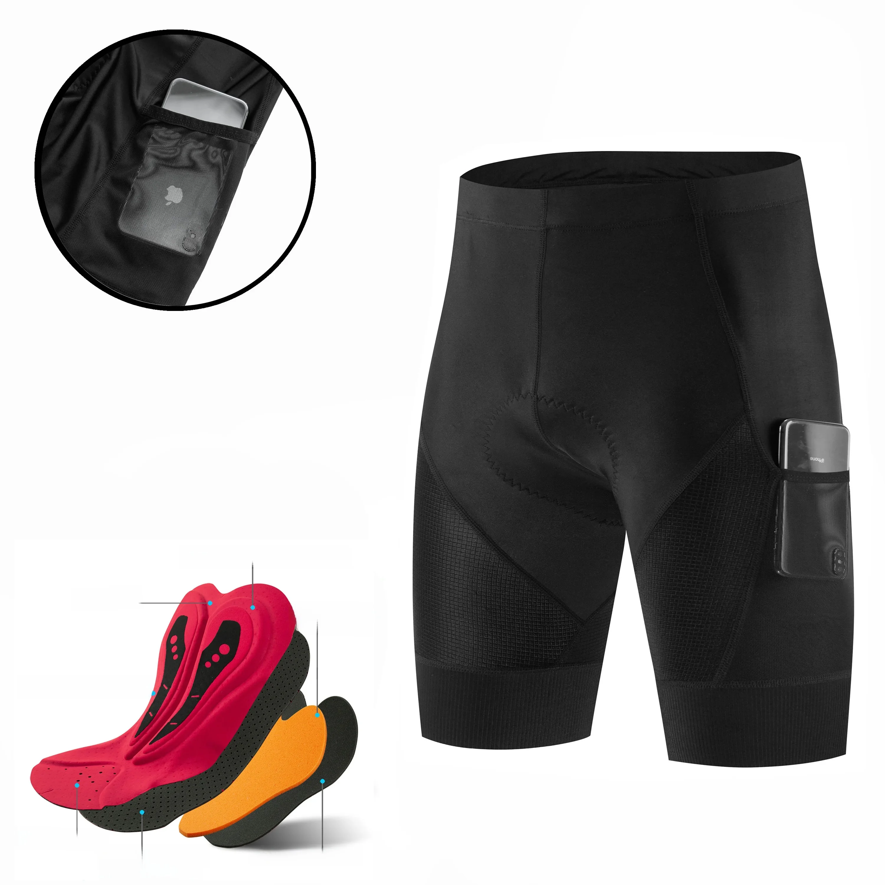 AliExpress LA GAZZETTA DELLO SPORT Tour Of Italy Elastic Interface Padded Bike Shorts Cycling Bicycle Shorts Comfortable Road Biking Pants 2 Pocket Tights Slim Fit