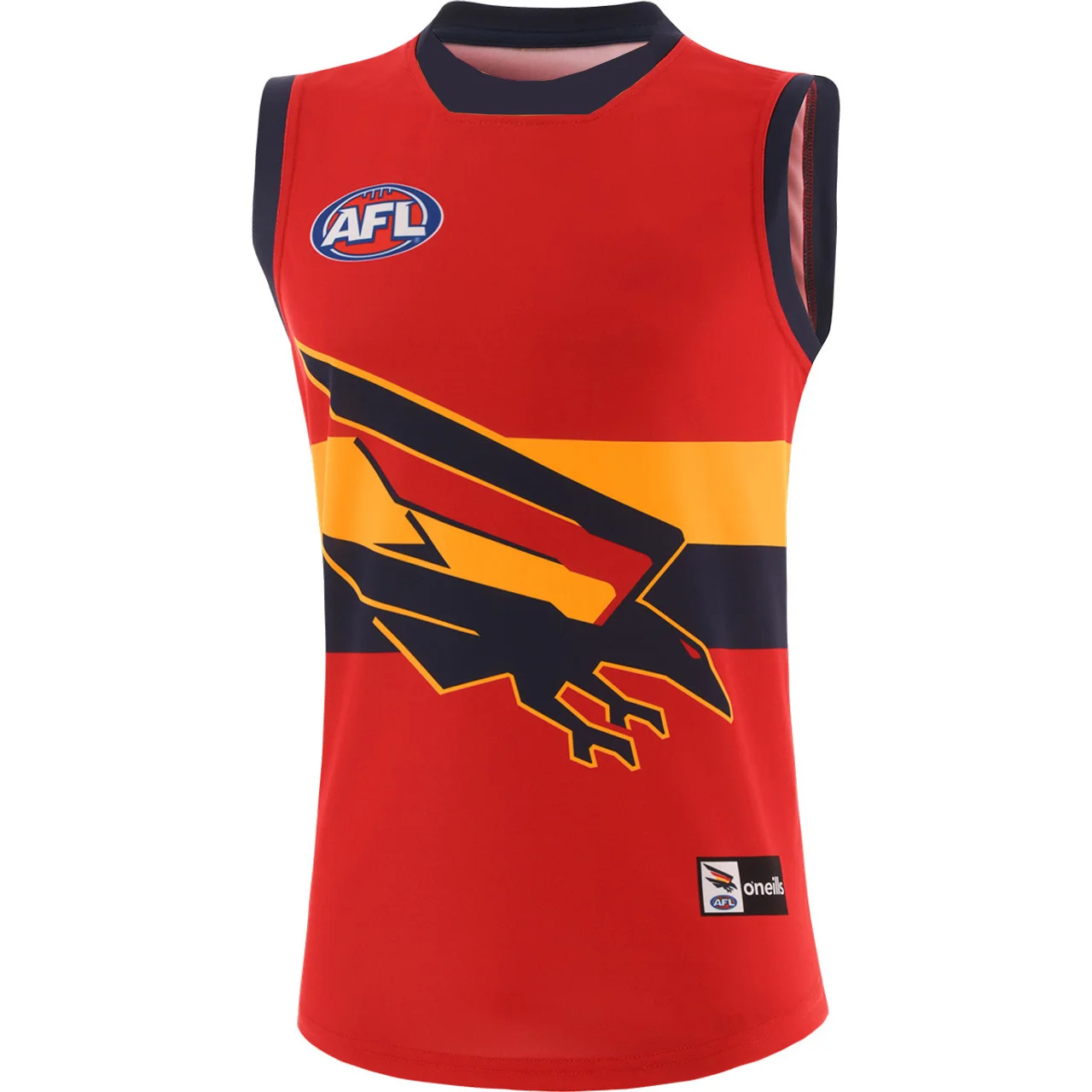 

Аутентичная футболка Adelaide Crows 2025 Clash Guernsey Australia, осенняя спортивная футболка, быстросохнущая мужская футболка, детская одежда