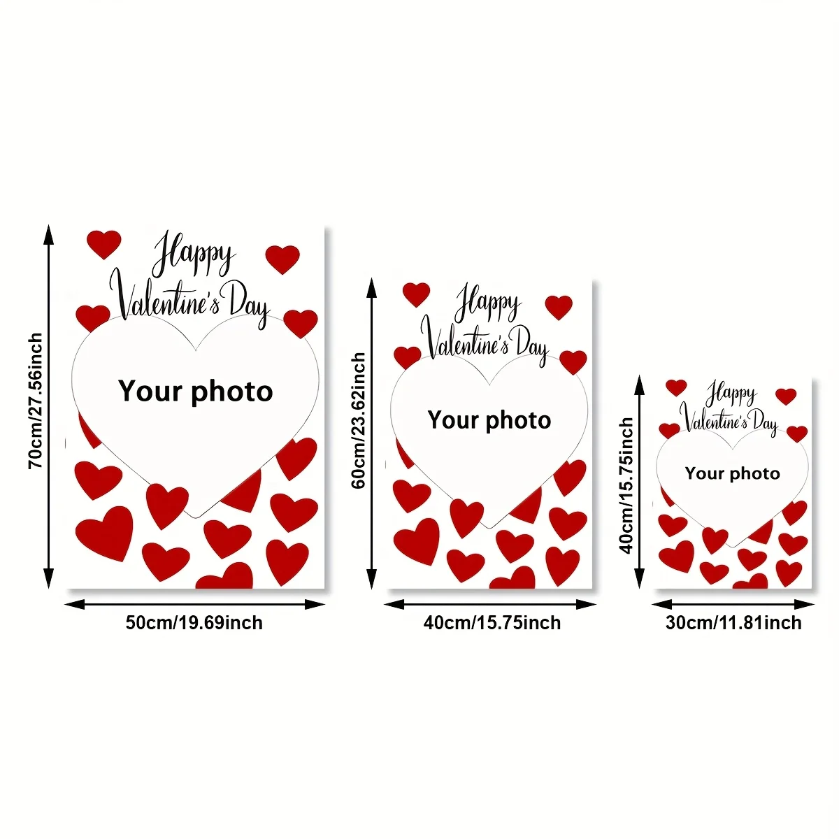 2D Flat, 2D Flat, 1pc, Two-Dimensional Flat, Couple'S Photo Collage, a Romantic Present, Personalized Photo Collage