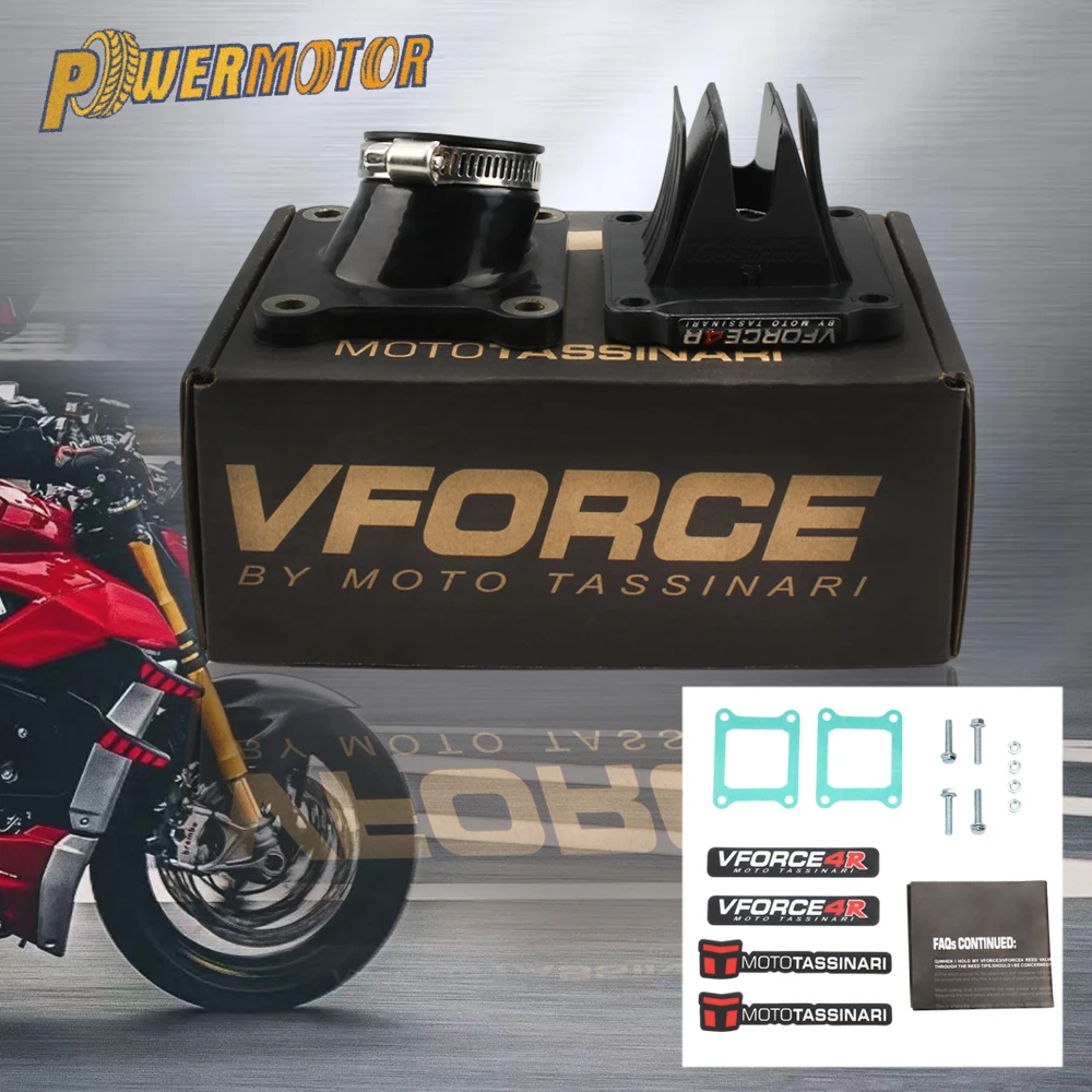 

Для Suzuki RM85 2002-2019 тростниковый клапан VForce 4 с впускным коллектором 2-тактный мопед аксессуары для мотоциклов Мотокросс Tassinari