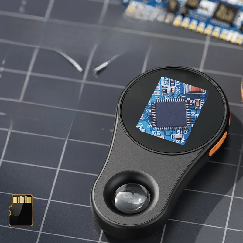 Microscópio Digital com Lupa, Microscópio Coin Video, Reparação Eletrônica, Windows e Mac, 8LEDs,