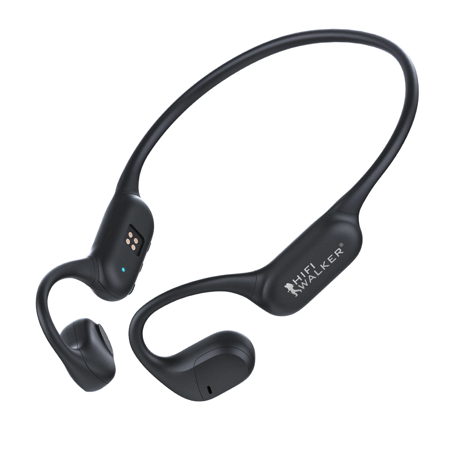 

Hifi Walker T10 Fit Air Conduction Heaphones Bluetooth 5.4 Open Ear, 32GB Mp3 Player, IPX5 Waterproof Clear Microphone Sports