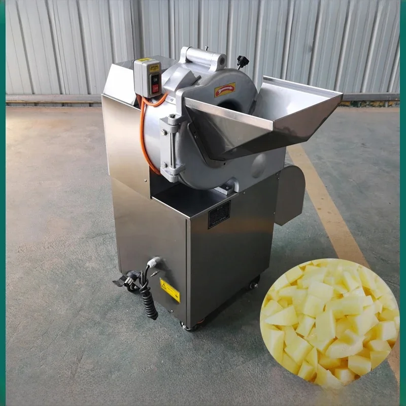 Fully Automatic Electric Vegetable Cutter, Commercial Potato And Carrot Slicer, Onion And Parsley Shredder