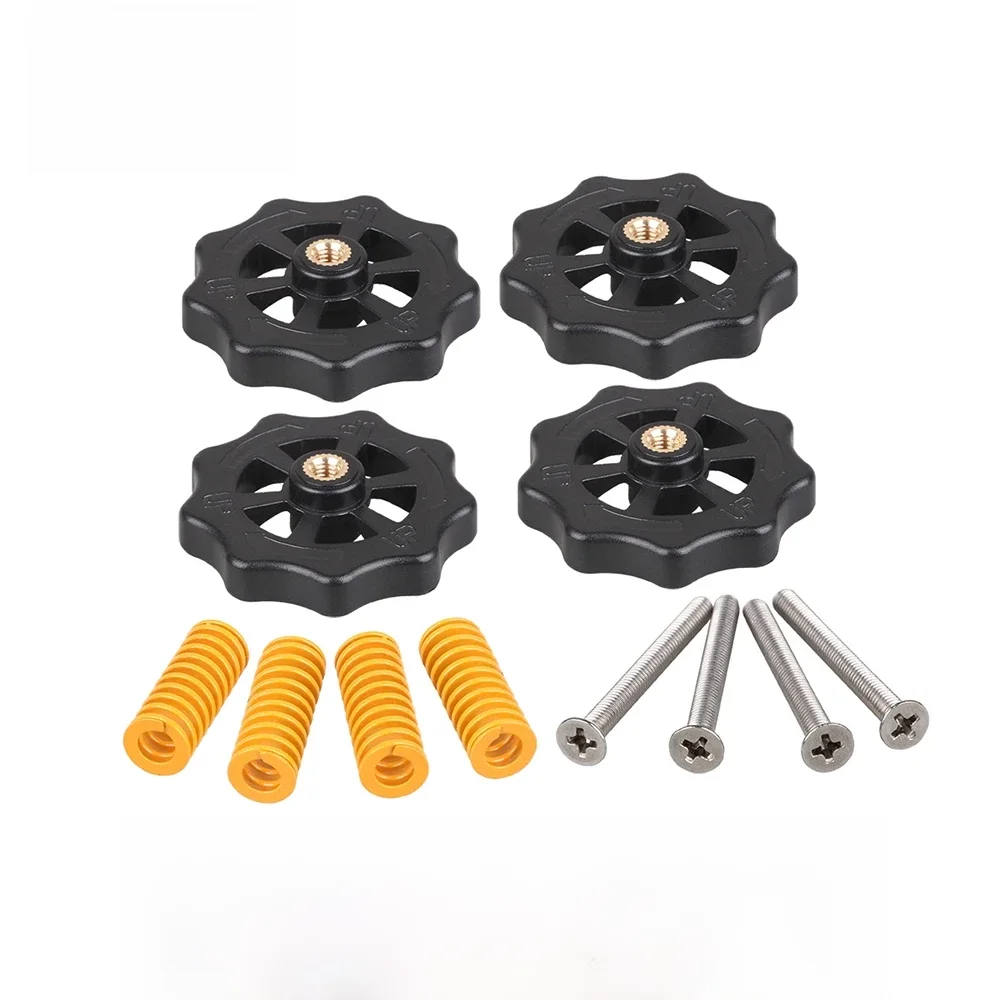 3DSWAY 3D imprimante partie M3 figuré Hotbed écrou ressort vis droeling Kit lit métropolitain plate-forme niveau Ressort accessoires pour CR-10 Ender 3