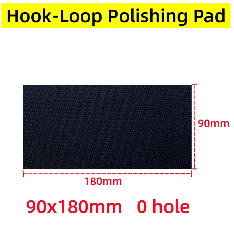 90x180mm Sanding Pad Air Square Sanders 0hole/8 Holes Abrasive Backing Plate Sandpaper Self-adhesive Hook and Loop Polishing Pad