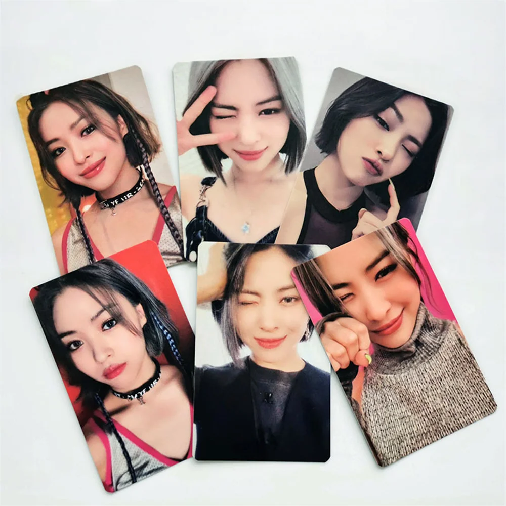 6Pcs/Set Kpop ITZY New Album CHESHIRE Photocard Lomo Card High-quality Card Merchandise Gift For Fans Collection Yeji Lia Ryujin