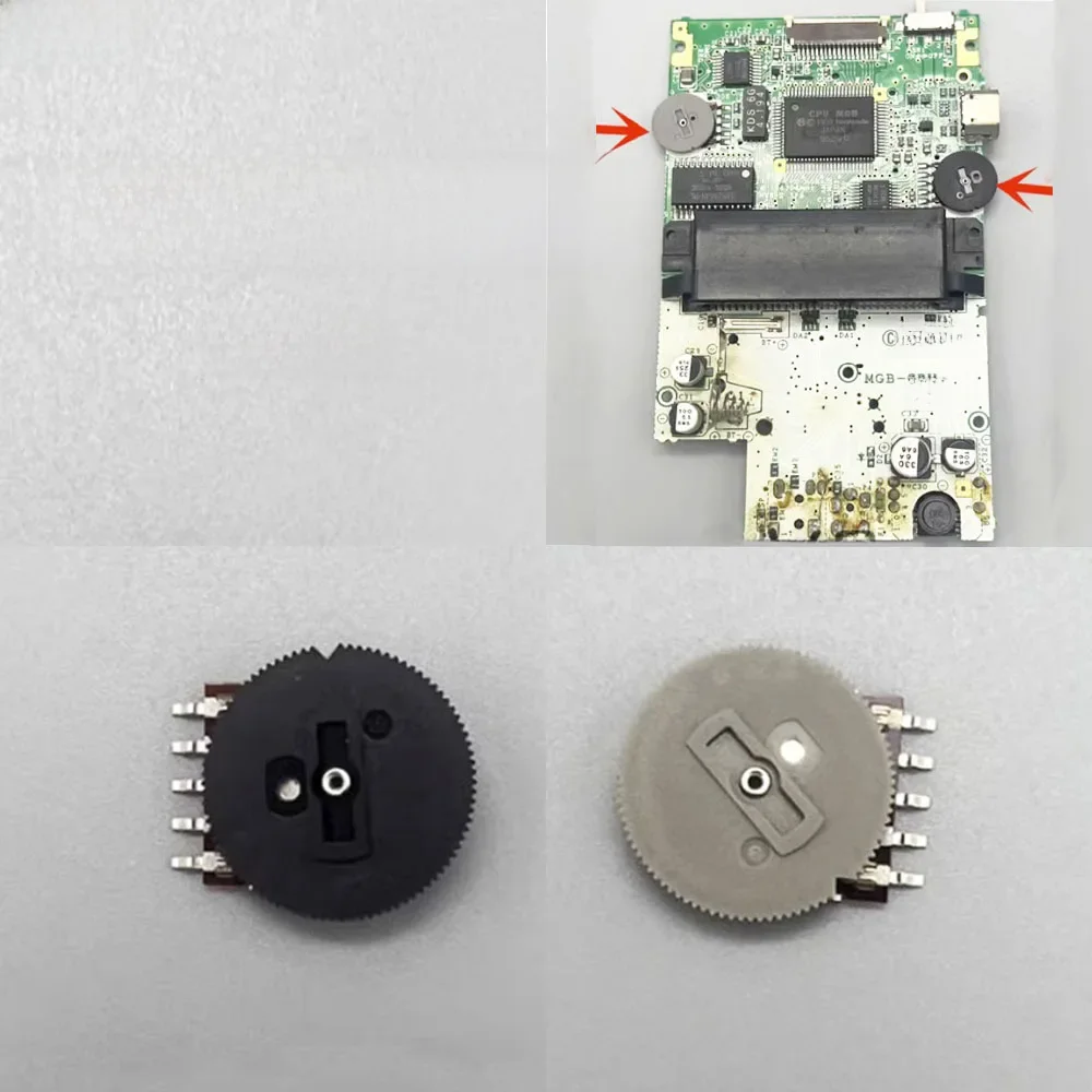 JCD 1pcs Original LCD Contrast Adjustment Knob, Volume Knob, Volume Switch For Gameboy GBP GBC Motherboard Potentiometer