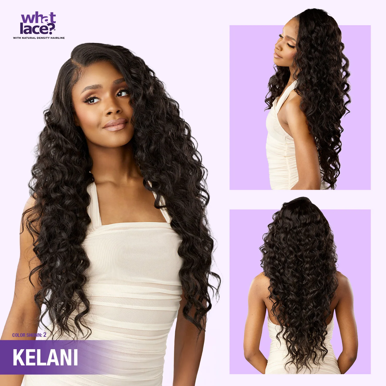 センセーショナル シンセティック HD レースフロントウィッグ クラウド9 ホワットレース グルーレス 13X6 ケラニ