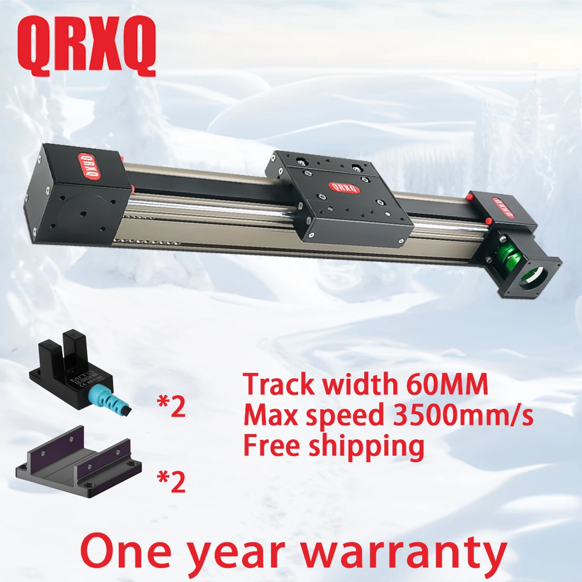 QRXQ RXP60 Durable Linear Motion 700mm 800mm 900mm Guide Rail Slide for DIY CNC Machines and Automation Equipment