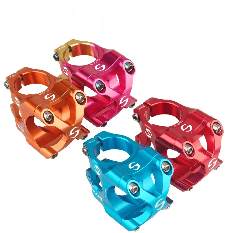 AliExpress LUNJE Handlebar Stem 31.8MM MTB Road Bike Stem Aluminum Alloy Ultralight High strength Short Bicycle CNC Stem DH/AM/XC Bicycle Parts