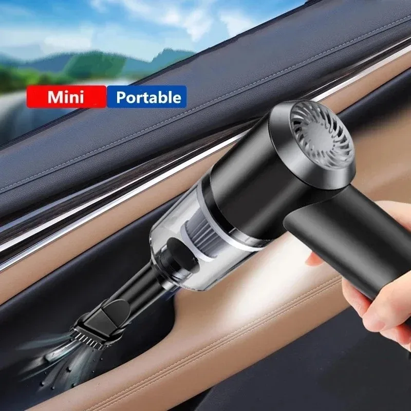 Powerclean Mini Vacuum Cleaner for Home Portable Car Practical Day Use With USB Rechargeable Battery Compact Design