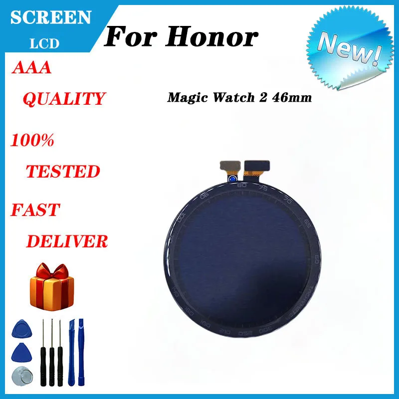 For Huawei Honor Magic Watch 2 46 mm LCD Screen   Display Smart Watch Accessories Replacement And Repair Parts