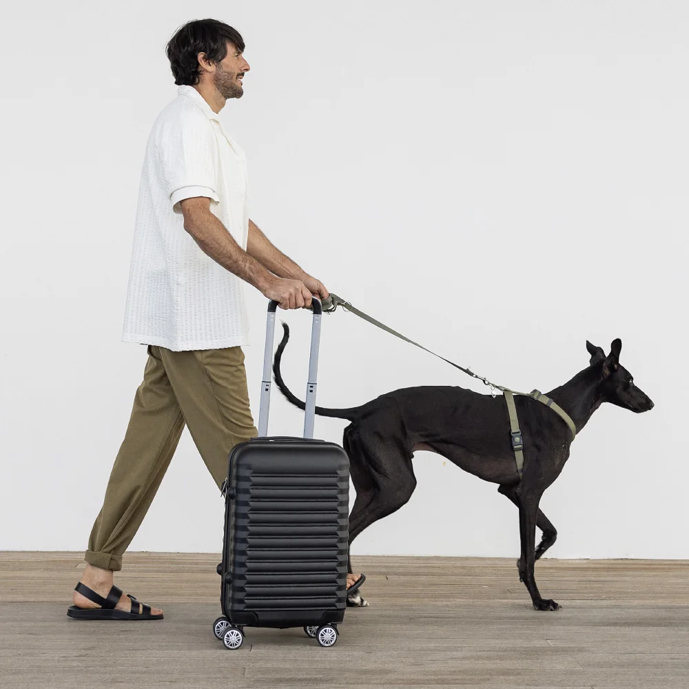 NUMADA - Maletas individuales Upfly ABS con Cierre de Combinación, 4 Ruedas Dobles 360º, Resistentes, Ligeras y con Interior Compartimentado