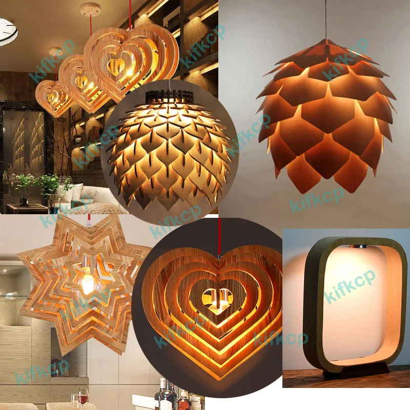 202 Creatieve Lamp Vectorbestanden Assembleren Home Design Tekening Voor Cnc Lasersnijden