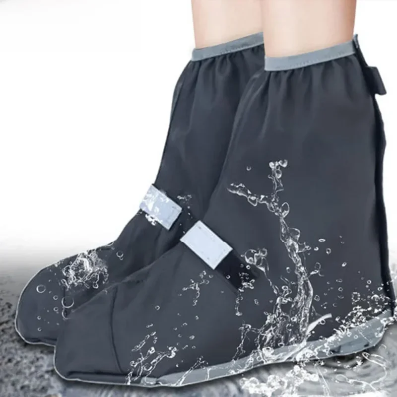 AliExpress NONE Anti-Slip Waterproof Rain Shoe Covers Overshoes Reusable Outdoor Motorcycle Cycling Rain Boot Rainproof Sand Dust Shoes Cover