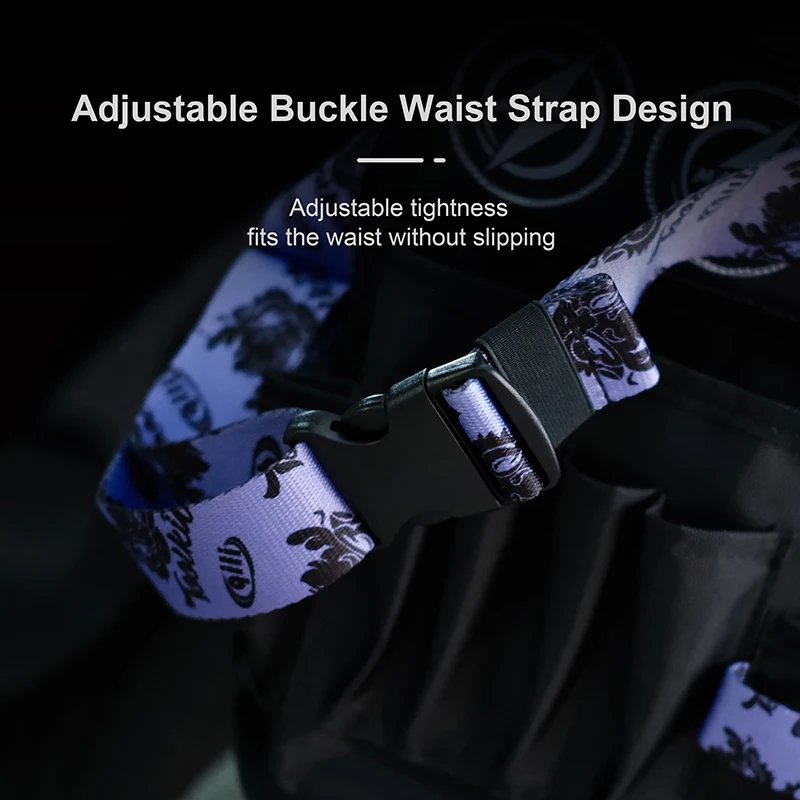 Sac à outils de sac de taille en tissu Oxford QILI |   Organisateur de rangement pour ragouttes d'installation d'enveloppe de voiture, PPF et teinte