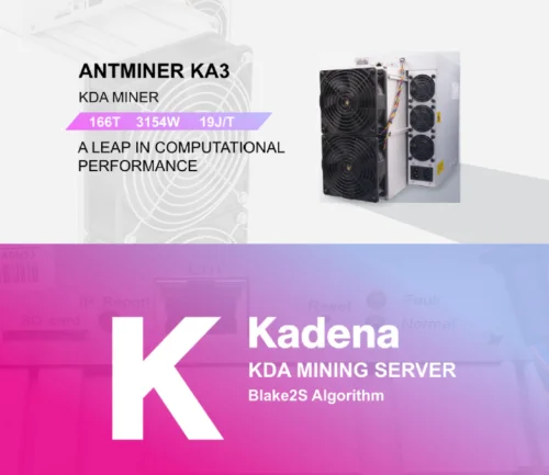 

PROMO!!! PROMO!!! PROMO!!! Antminer KA3 166Th/s Kadena Miner, KDA 3154W Asic Miner