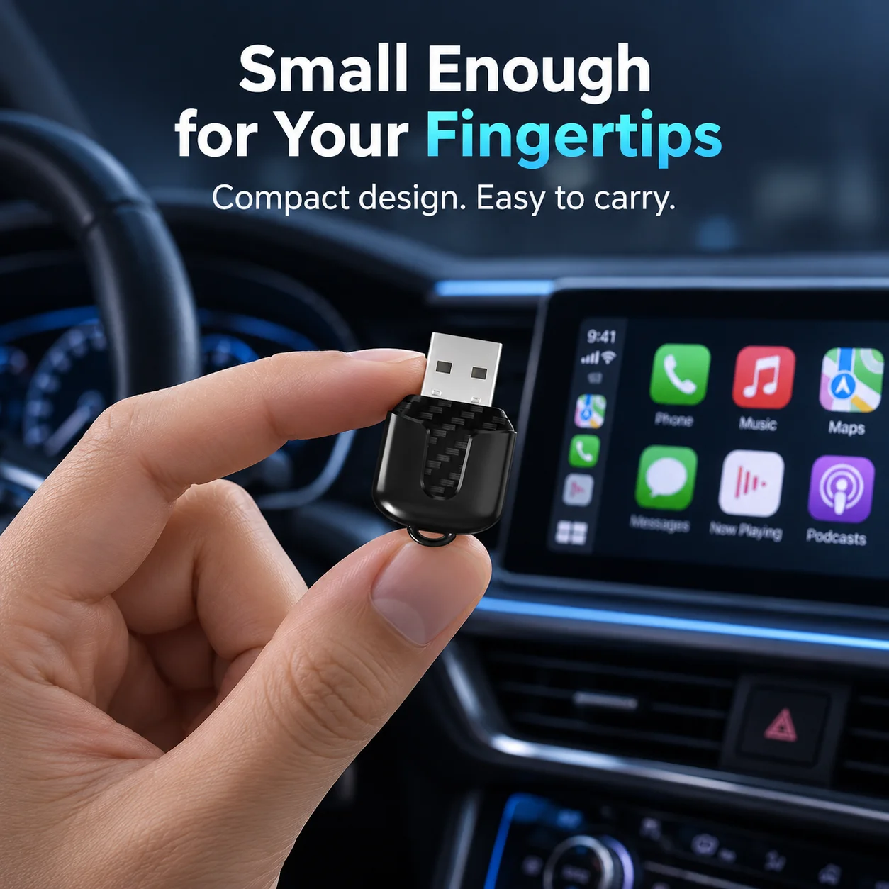 TrolinkTek Wireless Carplay Adapter Android Auto 2in1 Smart Mini Box WIFI BT5.4 Auto Connect For Toyota Volvo MG Kia MAZDA FORD
