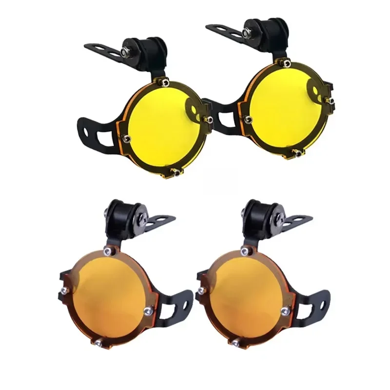 Couvercle de protection jaune pour phare antibrouillard de moto, pour BMW R1200GS F800GS R1250GS F850GS F750GS ADV Adventure