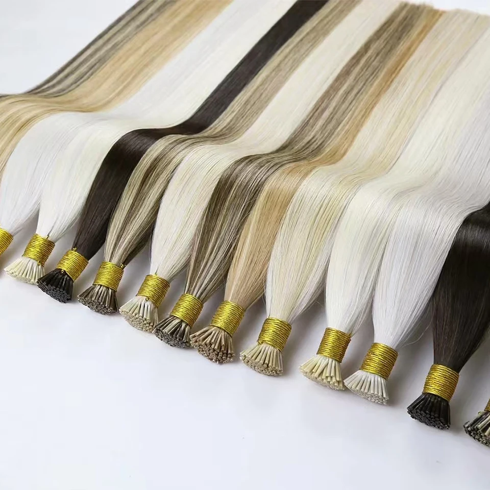 I Tip 613 Human Hair Extension Straight 10 Strand Brazilian Remy Human Hair Keratin Natural Capsule On Hair Extensions for Women