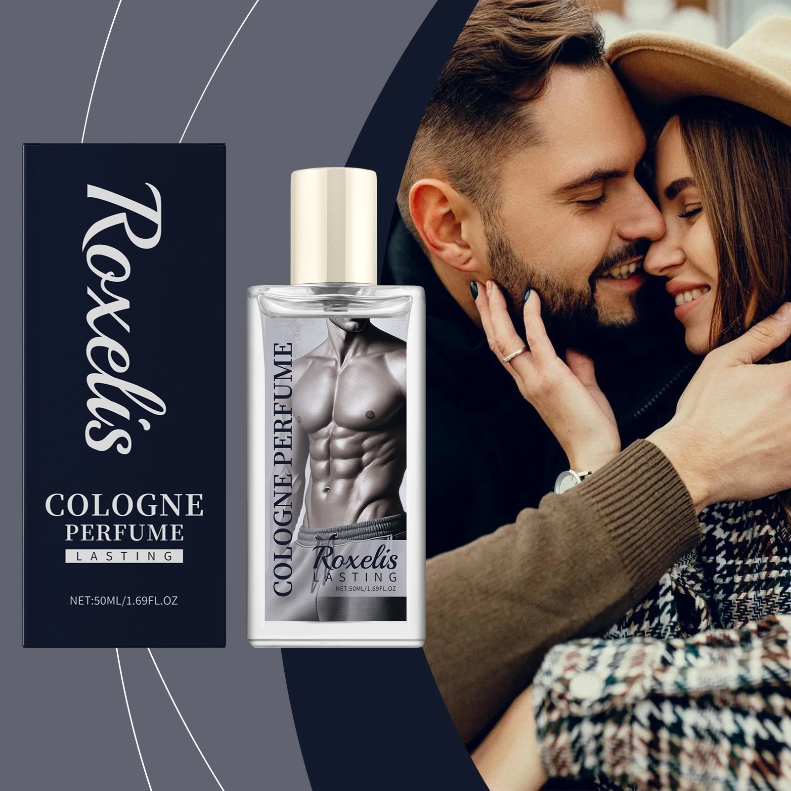 

Roxelis Men's Charm Cologne Perfume Eau De Toilette Gulong Spray Fresh Charm Fragrance Date Leave Fragrance Elegant Gulong Water