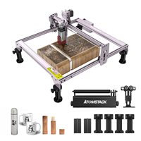 ATOMSTACK A5 Pro Laser Engraver 40W With R3 Pro Laser Rotary Roller Set CNC DIY Laser Engraving Cutting Machine For Wood Leather