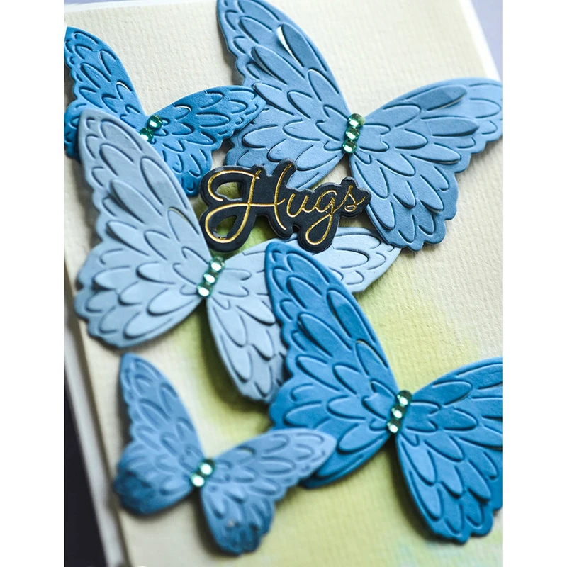 2022 AliliArts Metal Cutting Dies Ava Butterflies diy Scrapbooking Photo Album Decorative Embossing PaperCard Crafts Die image 3