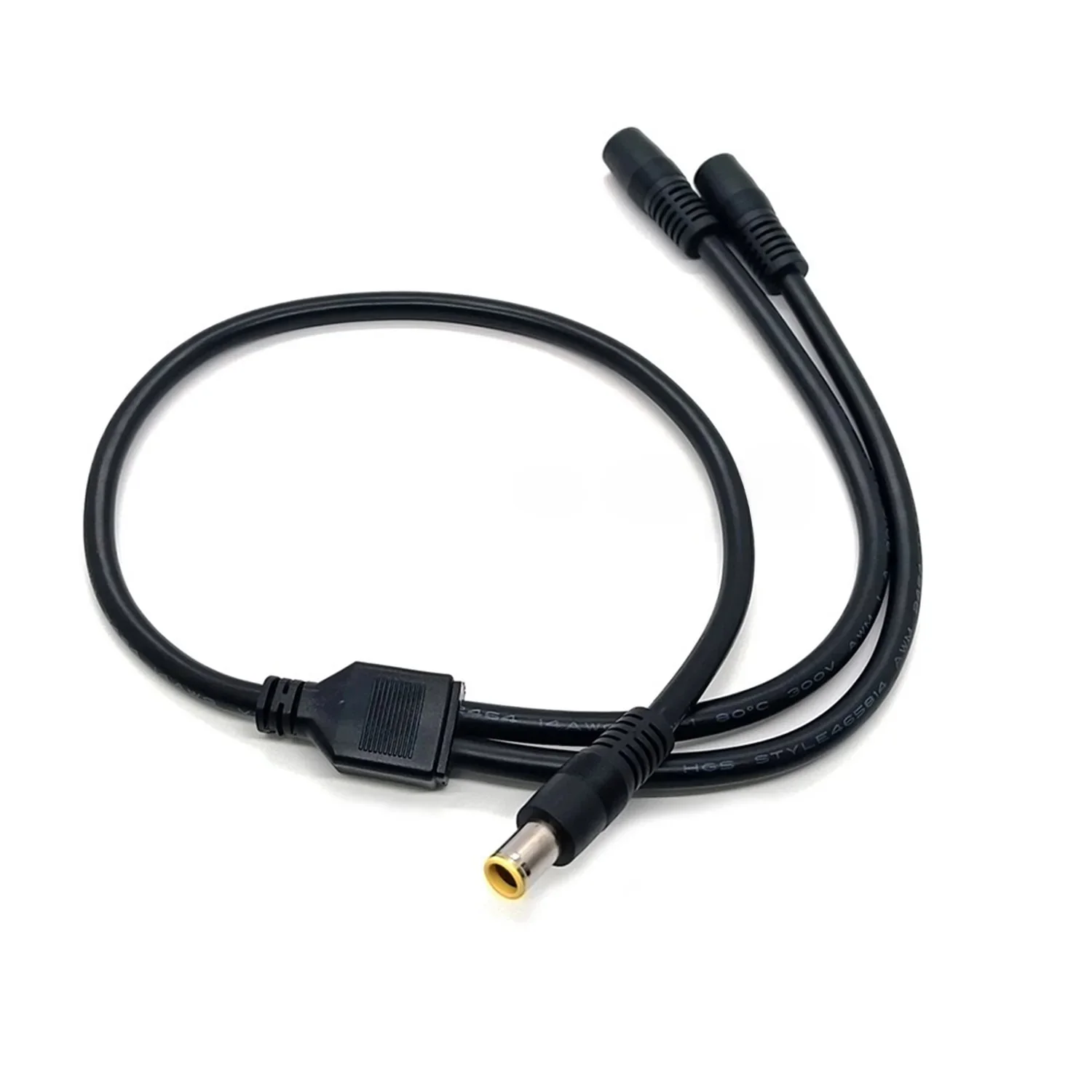 1szt DC 8mm 7.9mm x 5.5mm 7909 Y Rozgałęźnik Adapter Kabel 14AWG Męski do 2 Żeńskich Przewód Zasilający do Przenośnej Elektrowni Panel Słoneczny — zdjęcie produktu 7