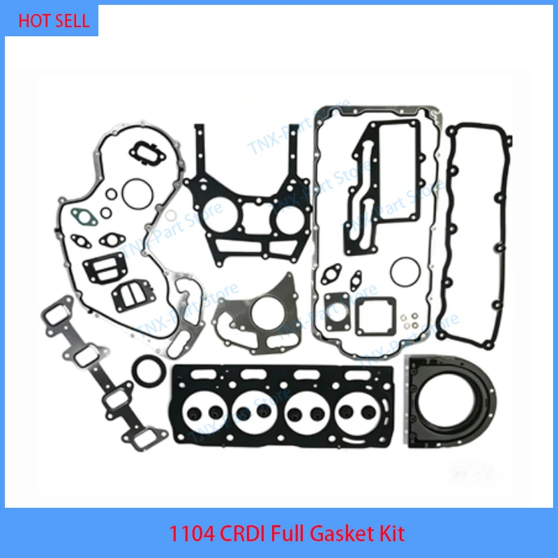 

Full Gasket Kit Set For Perkins 1104 1104C-44T-DI DI Direct Injection Engine With Cylinder Head Gasket Overhaul Rebuild Kit