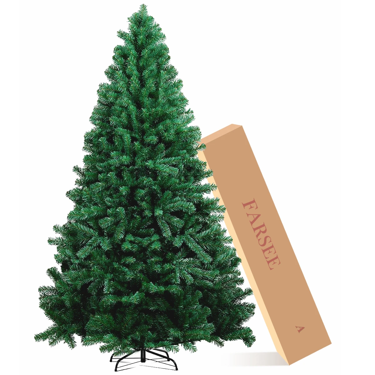 Árbol de navidad. Árboles de navidad al mejor precio - 180cm altura. - Pino navideño. Decoración navideña. Color blanco nieve. Decoración del hogar. Árboles de navidad