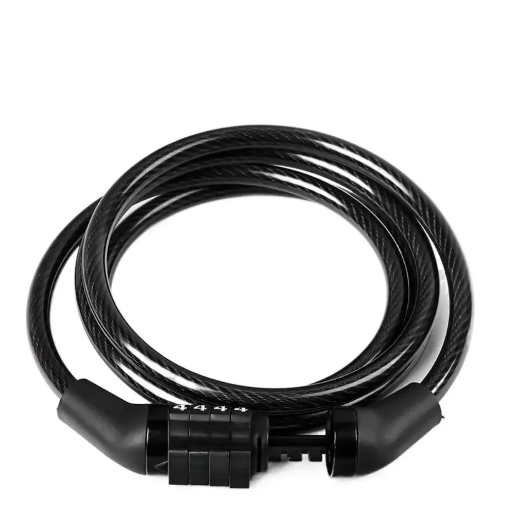 AliExpress Anti-theft Bike Lock MTB 4 Digit Code Motorcycle Password Lock Portable Universal Bike Cable Lock