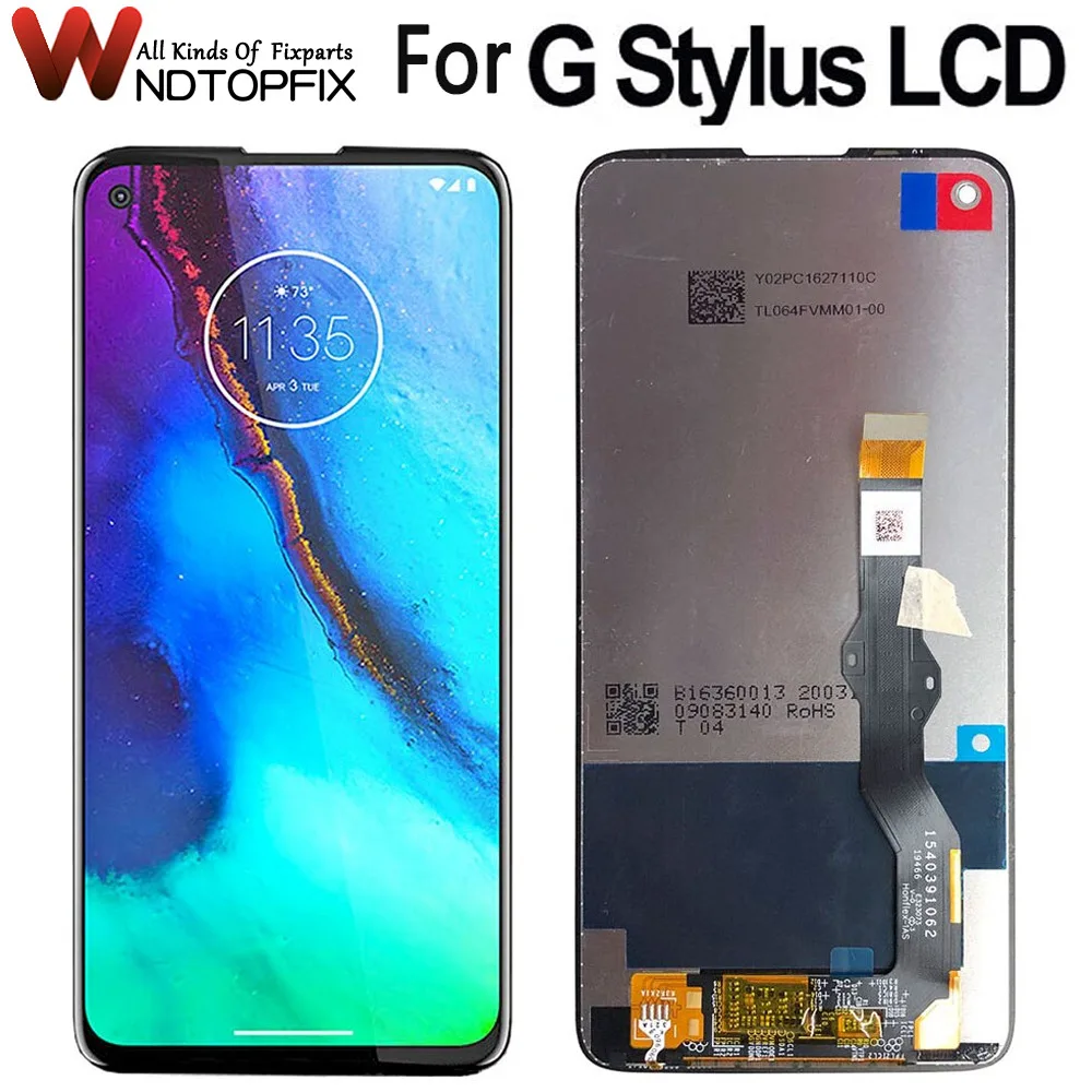 

Для Motorola Moto G Stylus ЖК-дисплей, сенсорная панель, дигитайзер в сборе, замена для Moto G Stylus XT2043 XT2043-4 ЖК-дисплей