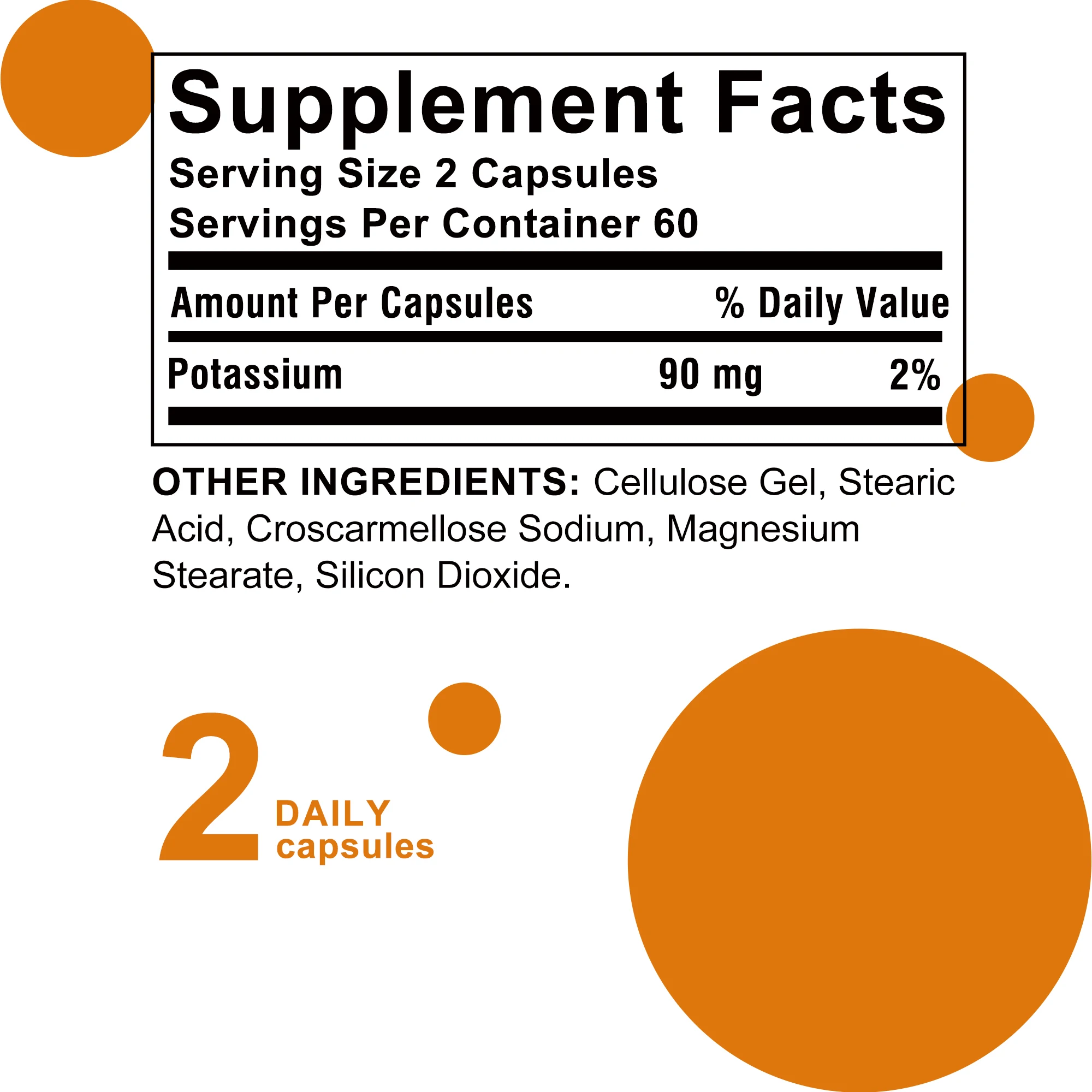 Potassium Gluconate Supplement - Nerve and Muscle Function, Increases Muscle Density and Supports Heart - 120 Capsules