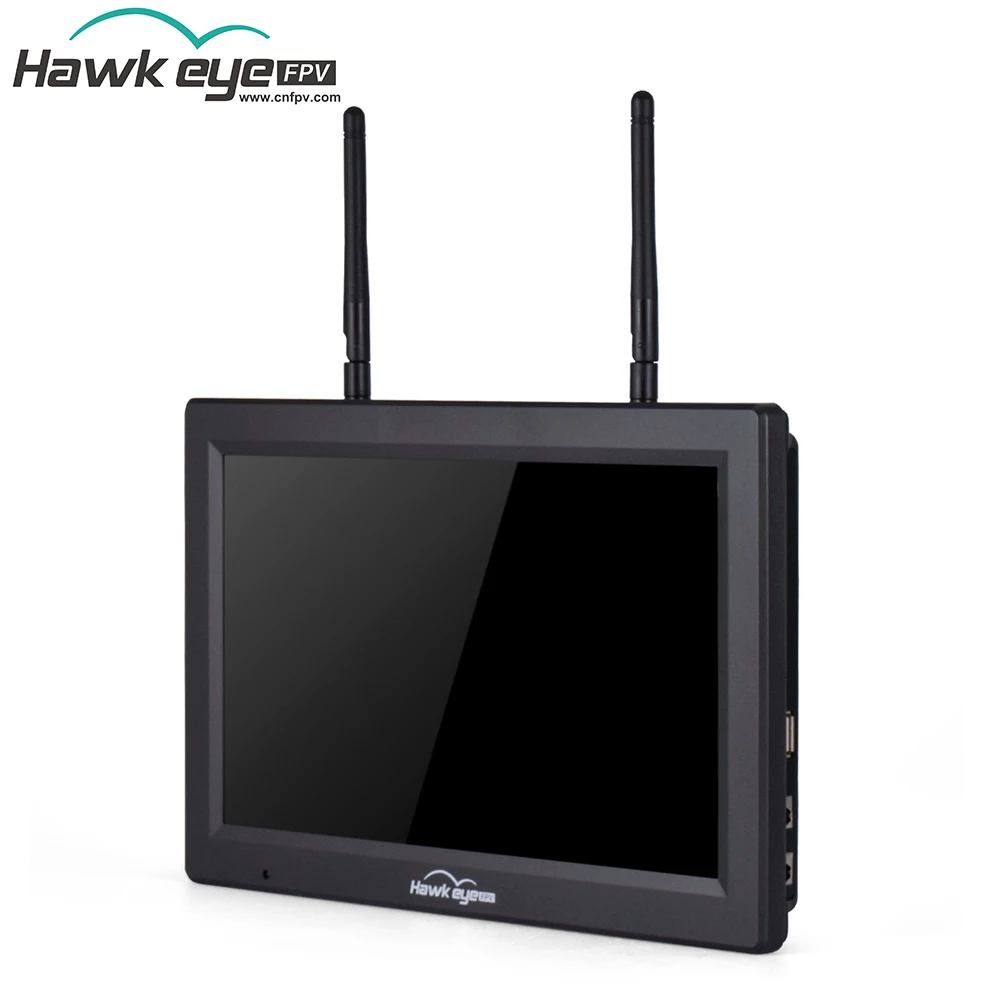 Hawkeye Captain X 10,2 Zoll 4,9G 5,8G 6G 96CH FPV Monitor Dual Receiver mit HDMI DVR 1024x600